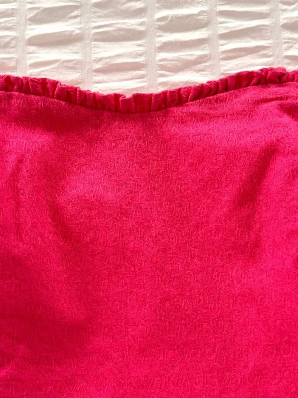 Lilly Pulitzer Pink Strapless Fit Flare Dress Size 4 Textured Pleated Lined - Picture 3 of 14